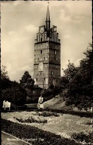 Ak Hansestadt Rostock, Kröpeliner Tor