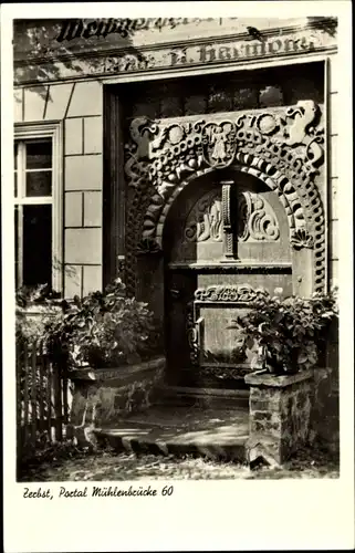 Ak Zerbst in Anhalt, Portal Mühlenbrücke 60