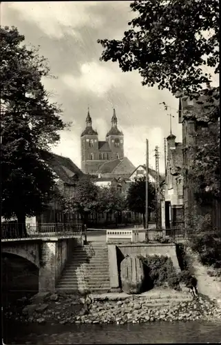 Ak Seehausen in der Altmark, An der Steinbrücke