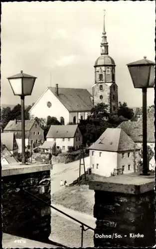 Ak Dohna in Sachsen, Kirche