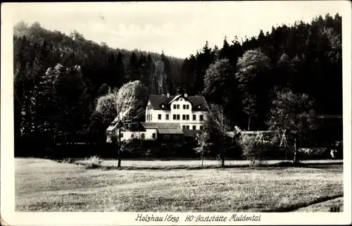 Ak Holzhau Rechenberg Bienenmühle Erzgebirge, HO Gaststätte Muldental