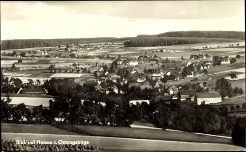 Ak Nassau Frauenstein im Erzgebirge, Blick auf den Ort