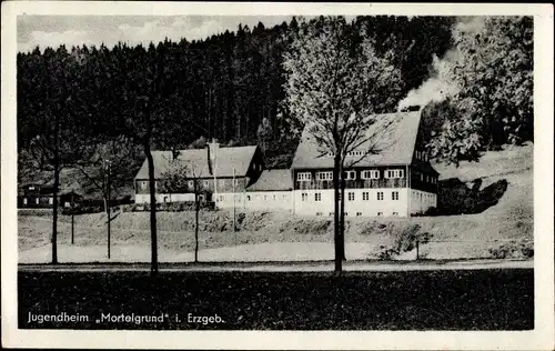 Ak Mortelgrund Sayda im Erzgebirge, Jugendheim