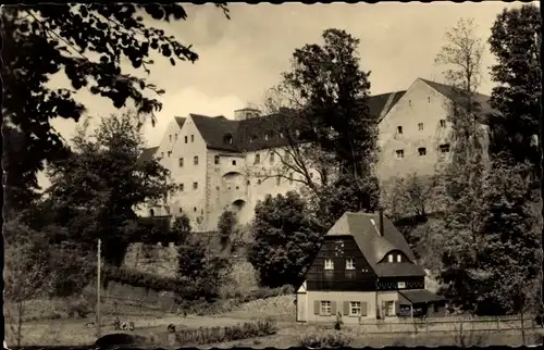 Ak Pfaffroda Olbernhau im Erzgebirge Sachsen, Altersheim Schloss Pfaffroda mit Schwesternstation