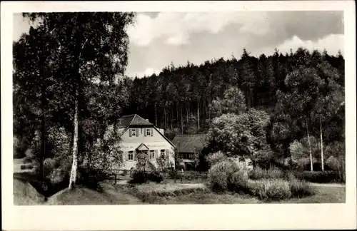 Ak Weißenborn Holzland Thüringen, Mühltal, Meuschkensmühle