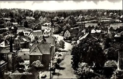 Ak Bad Klosterlausnitz in Thüringen, Blick auf den Ort