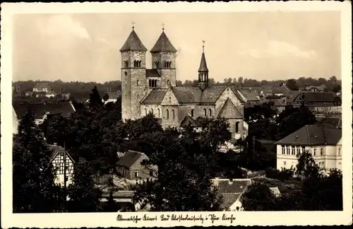 Ak Bad Klosterlausnitz in Thüringen, Blick zur Kirche