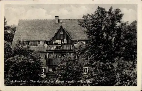 Ak Oberkipsdorf Kipsdorf Altenberg im Erzgebirge, Schullandheim