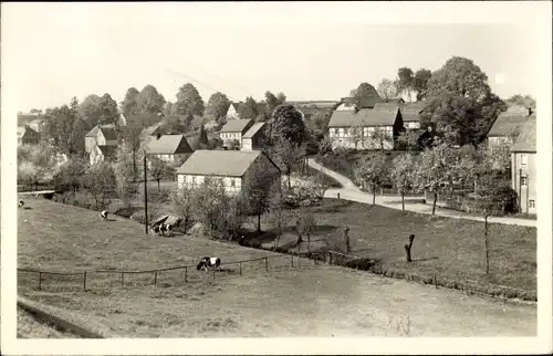 Ak Höckendorf Klingenberg im Erzgebirge Sachsen, Gesamtansicht der Ortschaft