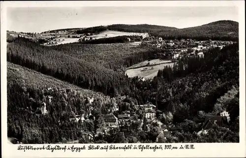 Ak Kipsdorf Altenberg im Erzgebirge, Blick auf Bärenfels und Schellerhau