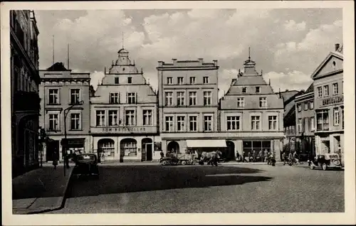 Ak Güstrow in Mecklenburg, Markt, Zum Ratskeller, Geschäfte
