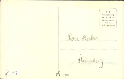 Ak Schauspieler Heinz Ohlsen, Film Foto Verlag A 3697 1, Profilansicht