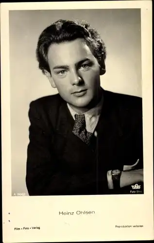 Ak Schauspieler Heinz Ohlsen, Portrait, Anzug