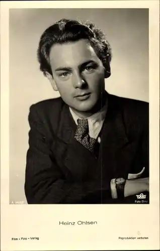 Ak Schauspieler Heinz Ohlsen, Portrait, Anzug