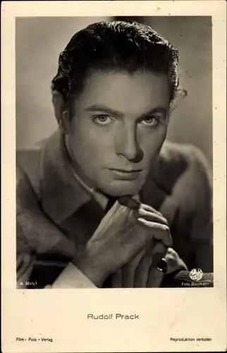 Ak Schauspieler Rudolf Prack, Portrait