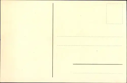 Scherenschnitt Ak Sachse Schubert, W., Der eingeschlafene Jäger