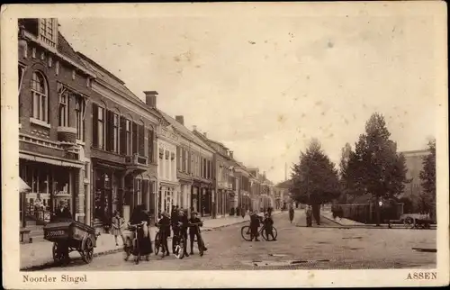 Ak Assen Drenthe Niederlande, Noordersingel