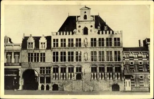 Ak Bergen op Zoom Nordbrabant Niederlande, Stadhuis