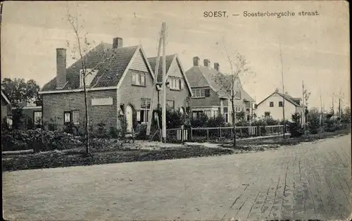 Ak Soest Utrecht Niederlande, Soesterbergsche straat