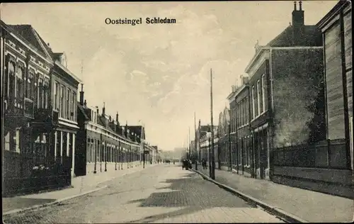 Ak Schiedam Südholland Niederlande, Oostsingel