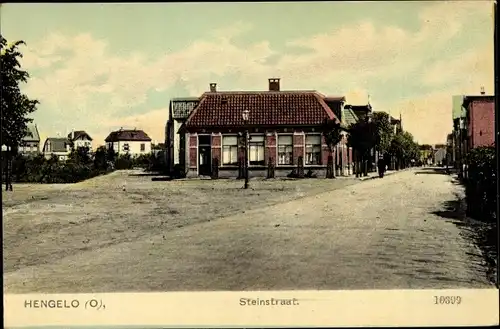 Ak Hengelo Overijssel Niederlande, Steinstraat