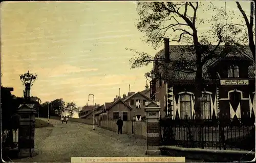 Ak Duno Oosterbeek Renkum Gelderland, Eingang zum Dorf