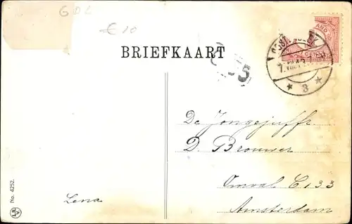 Ak Duno Oosterbeek Renkum Gelderland, Eingang zum Dorf