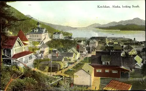 Ak Ketchikan Alaska USA, Looking South