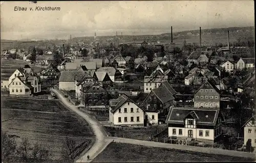 Ak Eibau Kottmar in der Oberlausitz, Ort vom Kirchturm aus gesehen