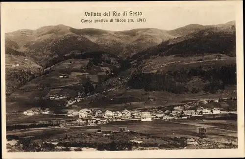 Ak Sesto Sexten Trentino Südtirol, Vallata del Rio di Sesto, Conca prativa di Moos