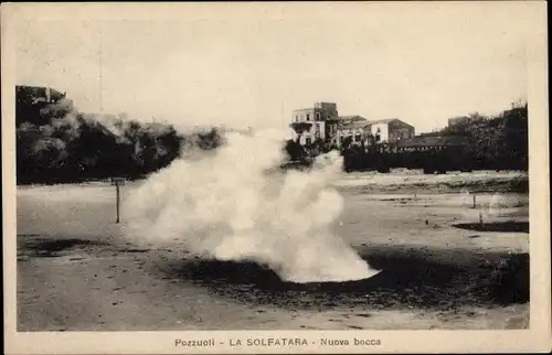 Ak Pozzuoli Campania, La Solfatara, Nuova bocca