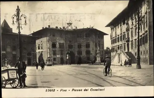 Ak Pisa Toscana, Piazza del Cavalieri