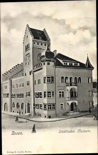 Ak Bozen Bolzano Südtirol, Städtisches Museum