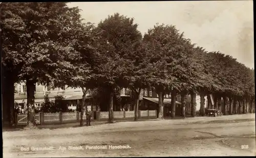 Ak Bad Bramstedt in Holstein, Am Bleeck, Pensionat Hesebeck