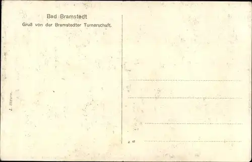 Ak Bad Bramstedt Schleswig Holstein, Turnerschaft, Gruppenportrait, Kostüme