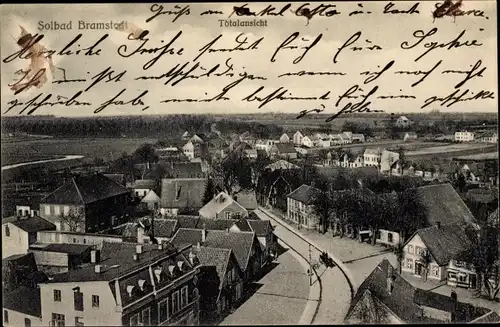 Ak Bad Bramstedt in Holstein, Totalansicht der Ortschaft