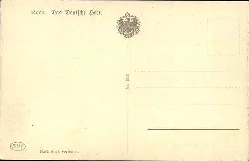 Ak Das Deutsche Heer, Artillerie Beobachtung der Geschosse beim Einschießen,Zeppelin,Scherenfernrohr