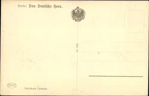 Ak Das Deutsche Heer, Jäger zu Pferde, nach Überschreitung eines Flusses, Deutsche Soldaten