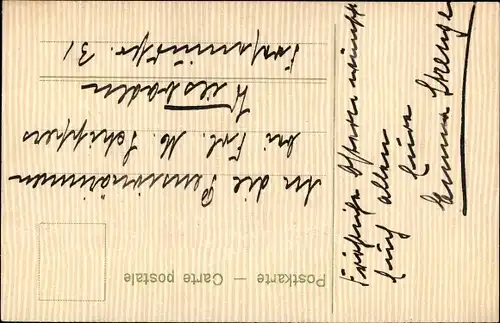 Ak Vermenschlichte Hasenpaare