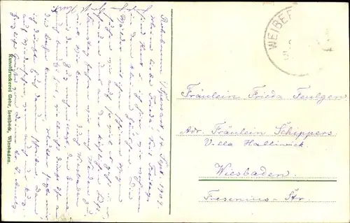 Ak Rohrbrunn Weibersbrunn Unterfranken, Gasthaus zum Hochspessart