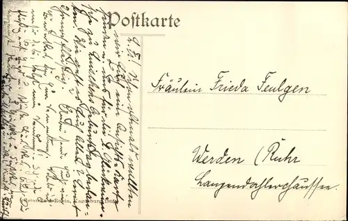 Ak Guben in der Niederlausitz, Partie an der Lubist