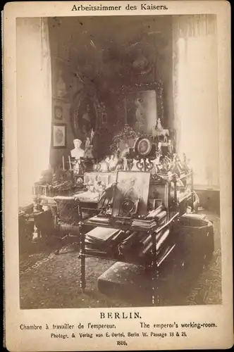 Kabinett Foto Berlin Mitte, Königliches Schloss, Arbeitszimmer des Kaisers
