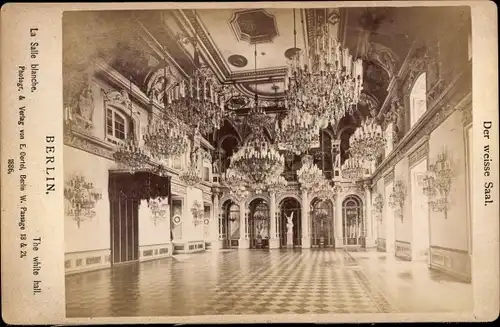 Kabinett Foto Berlin Mitte, Königliches Schloss, Der weiße Saal