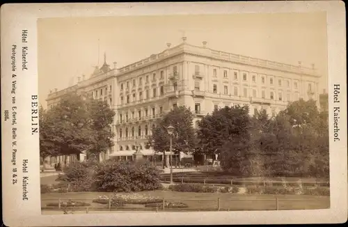 Kabinett Foto Berlin Mitte, Hotel Kaiserhof am Wilhelmplatz
