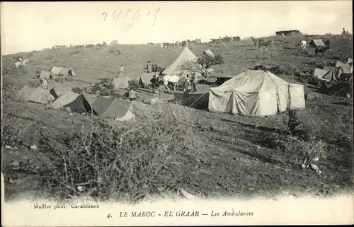 Ak El Graar Marokko, Les Ambulances