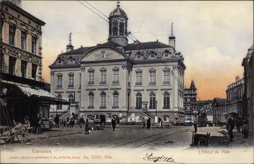 Ak Verviers Wallonien Lüttich, L'Hôtel de Ville