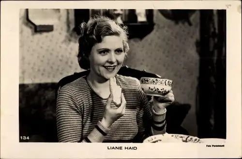 Ak Schauspielerin Liane Haid, Portrait