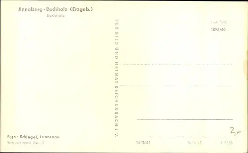 Ak Annaberg Buchholz im Erzgebirge, Teilansicht Buchholz