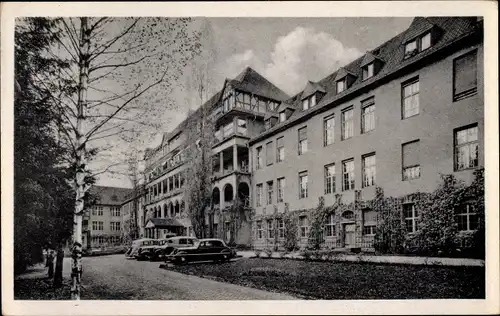 Ak Gera in Thüringen, Waldkrankenhaus, Ansicht Vorderseite