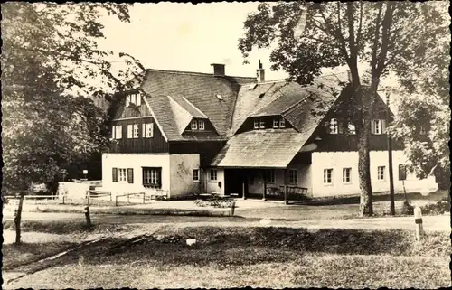 Ak Jöhstadt im Erzgebirge Sachsen, Berghof, Inh. Erich Bohring